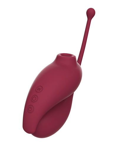 Hella Raw Adrien Lastic Inspiration Clitoral Suction Stimulator & Vibrating Egg - Red