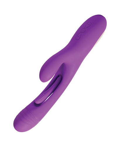 Hella Raw Bora G-Spot Tapping Rabbit Vibrator - Purple