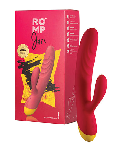 Hella Raw ROMP Jazz Rabbit Vibrator - Berry