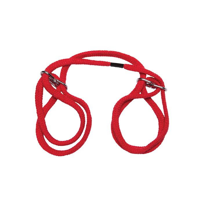 Japanese Style Bondage Wrist or Ankle Cotton Rope - Red – Hella Raw