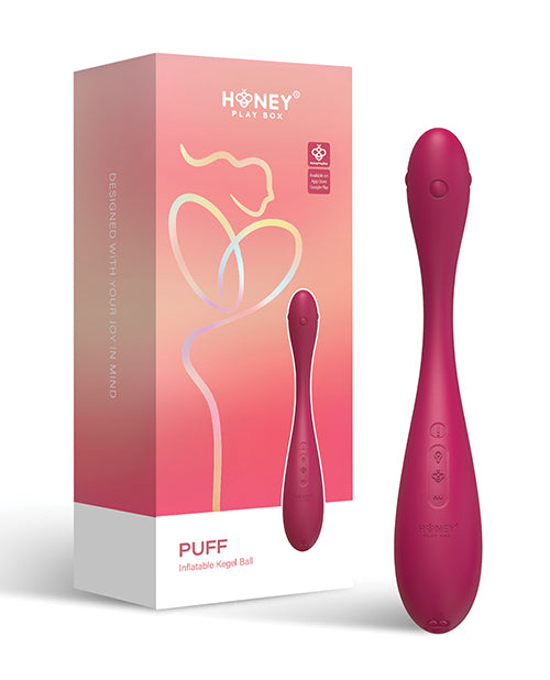 Puff App-Controlled Inflatable Kegel Ball - Dark Red – Hella Raw