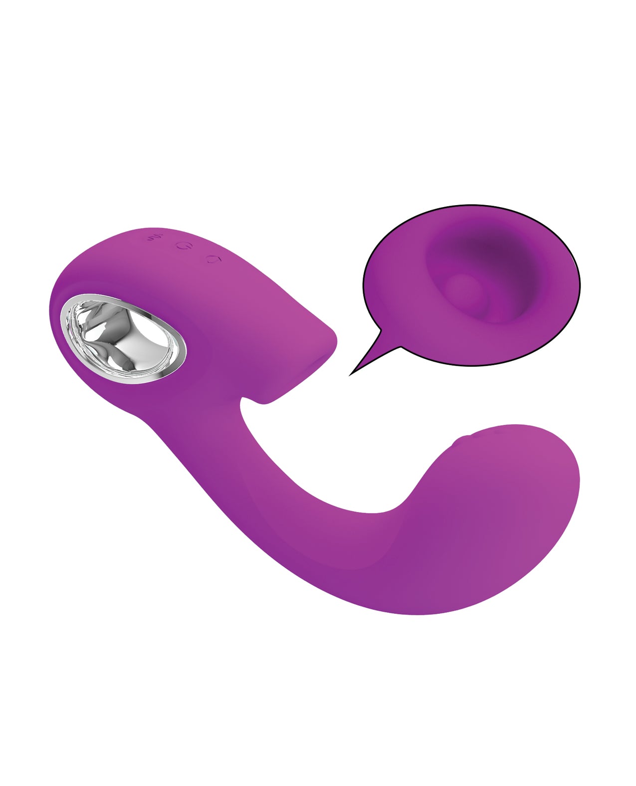 Hella Raw Pretty Love Sibel Tapping Rabbit G Vibrator - Fuchsia