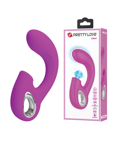Hella Raw Pretty Love Sibel Tapping Rabbit G Vibrator - Fuchsia