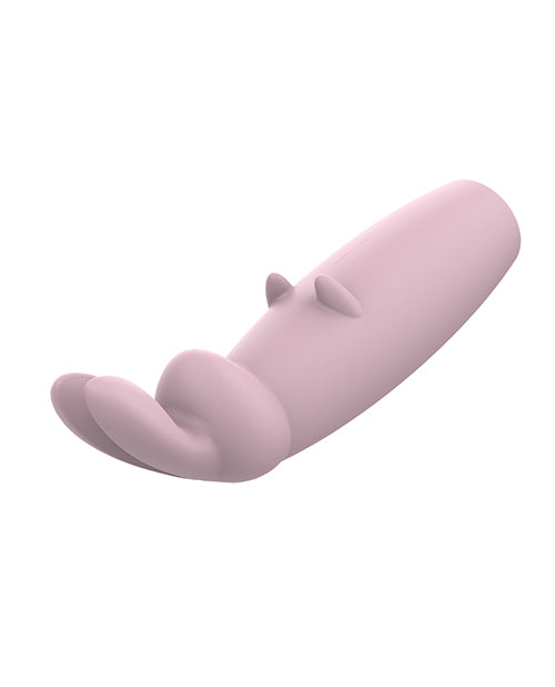 Hella Raw NUDE Hazel Rechargeable Rabbit Massager - Pink Hella Raw NUDE Hazel Rechargeable Rabbit Massager - Pink
