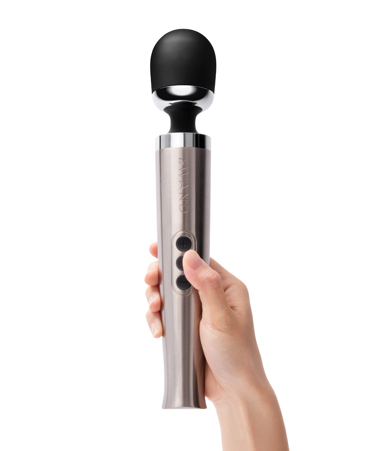 Hella Raw Le Wand Die Cast Rechargeable Massager - Silver