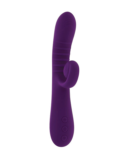 Hella Raw Playboy Pleasure Curlicue Rabbit Vibrator - Acai