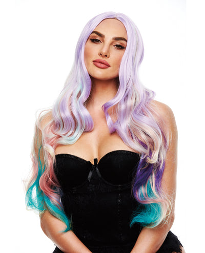 Hella Raw Pleasure Wigs Ella - Pastel Rainbow