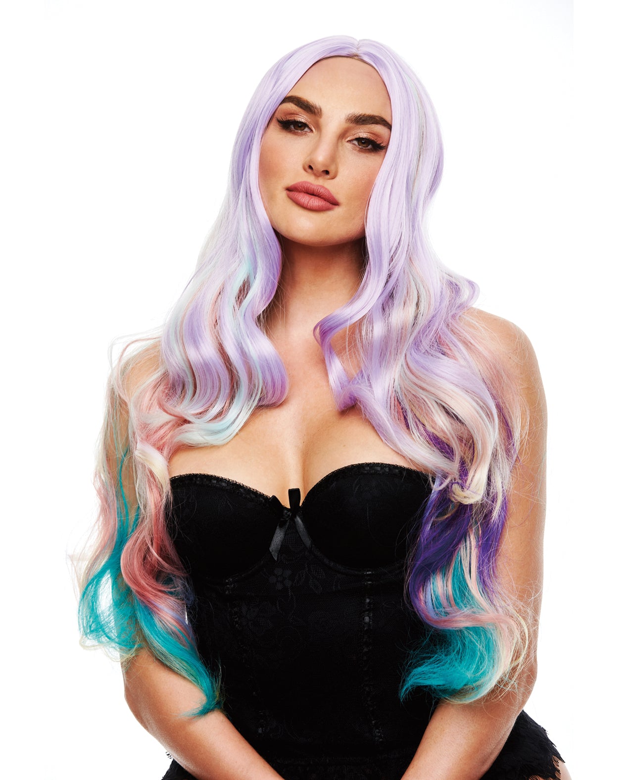 Hella Raw Pleasure Wigs Ella - Pastel Rainbow