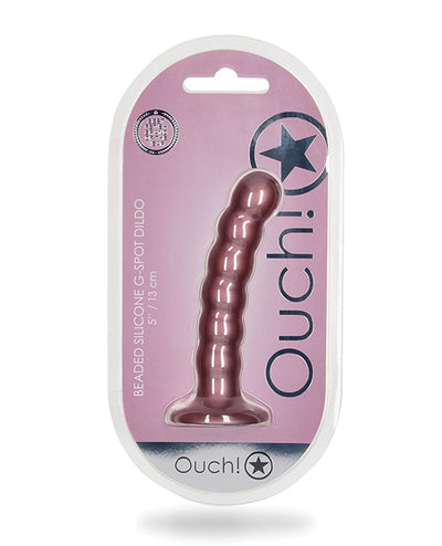 Hella Raw Shots Ouch 5" Beaded G-spot Dildo