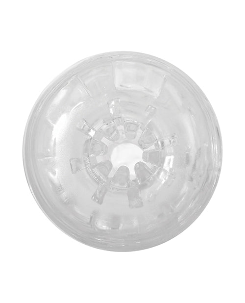 Hella Raw Zero Tolerance Swirl Stroker - Clear/Blue
