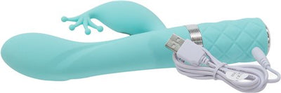 Hella Raw Pillow Talk Kinky Clitoral W/ Swarovski Crystal Teal
