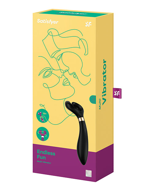 Hella Raw Satisfyer Endless Fun Black