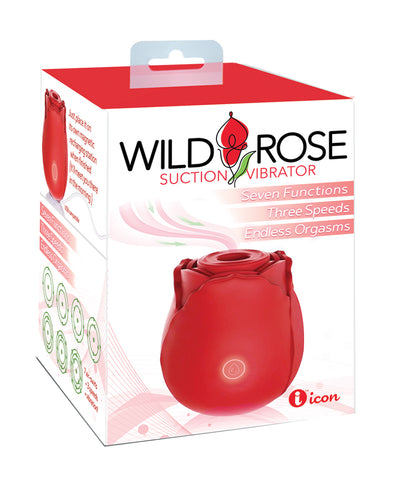 Hella Raw Wild Rose Rechargeable Silicone Suction Vibrator