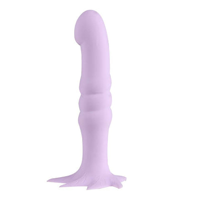 Hella Raw Dazey 420 7 Silicone Dong Pastel Purple "