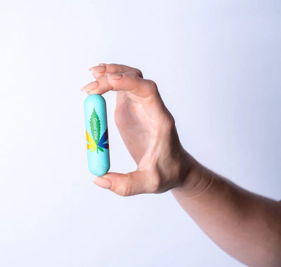 Hella Raw Jessi 420 10 Function Mini Rechargeable Bullet Teal