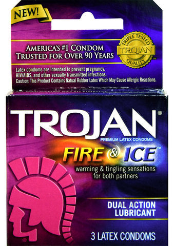 Hella Raw Trojan Pleasures Fire & Ice 3pack