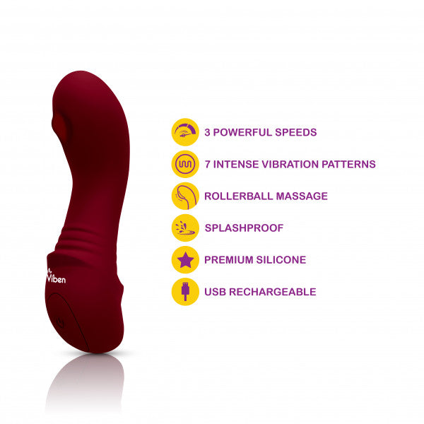 Hella Raw Zaina Ruby Intense Mini G-spot Vibe