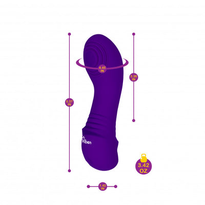 Hella Raw Sabela Violet Intense Mini G-spot Vibe