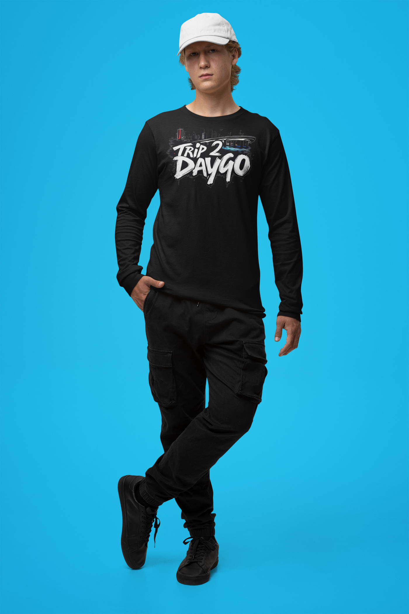 Hella Raw Black Trip 2 Daygo (Wynn) Long Sleeve Shirt-Pre Order Drop