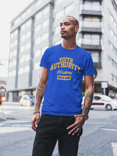 Hella Raw Unisex Youth Authority Alumni All League T Shirt