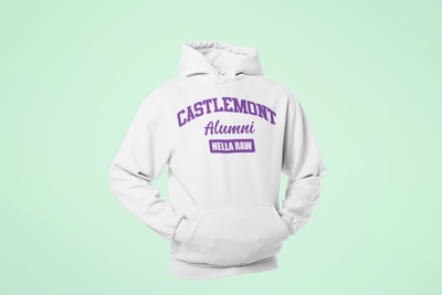 Hella Raw Unisex  Castlemont Alumni Oakland Unified All League Hoodie
