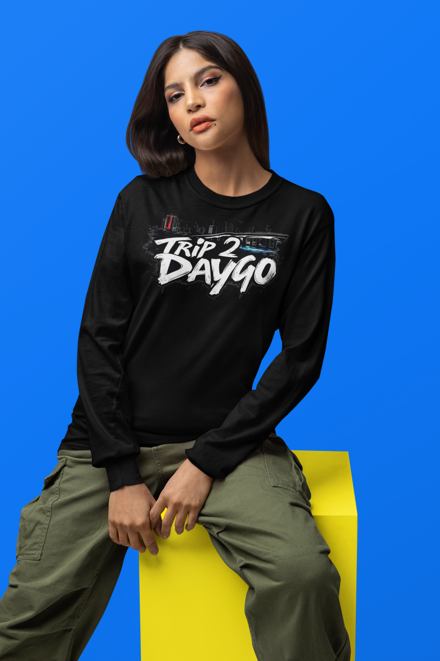 Hella Raw Black Trip 2 Daygo (Wynn) Long Sleeve Shirt-Pre Order Drop