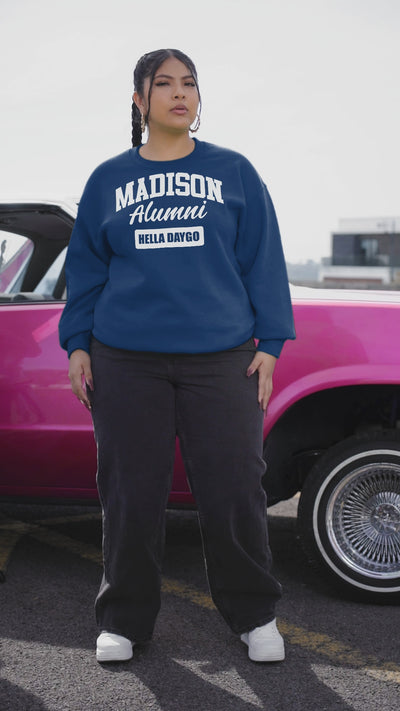 Hella Raw Unisex Madison High Hella Daygo Sweatshirt