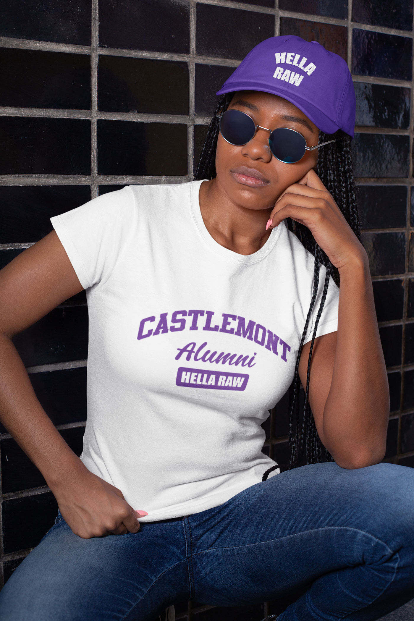 Hella Raw Unisex  Castlemont Alumni Oakland Unified All League T Shirt