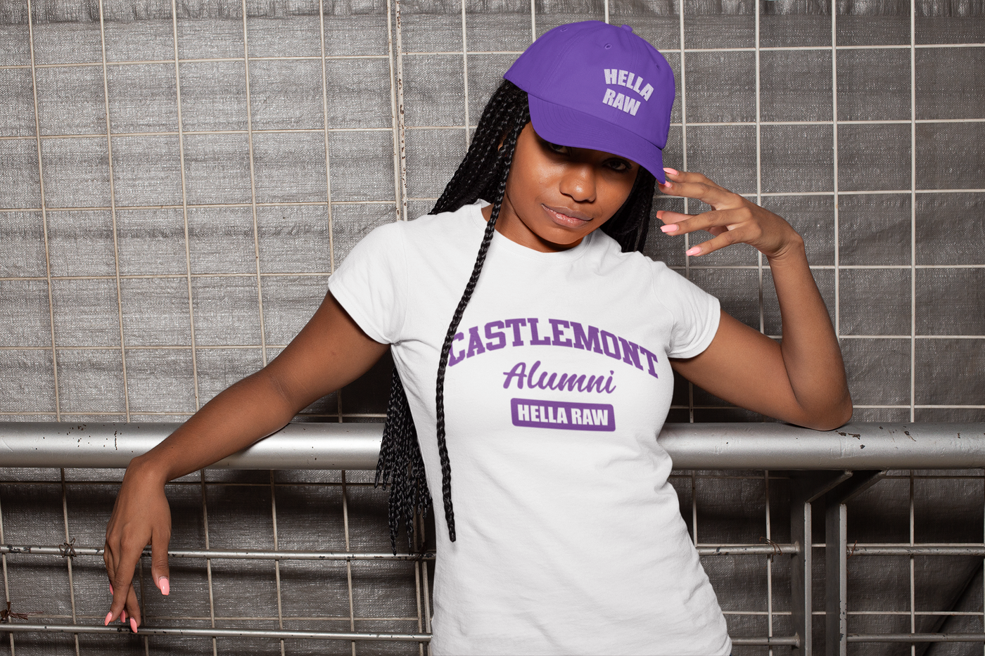 Hella Raw Unisex  Castlemont Alumni Oakland Unified All League T Shirt