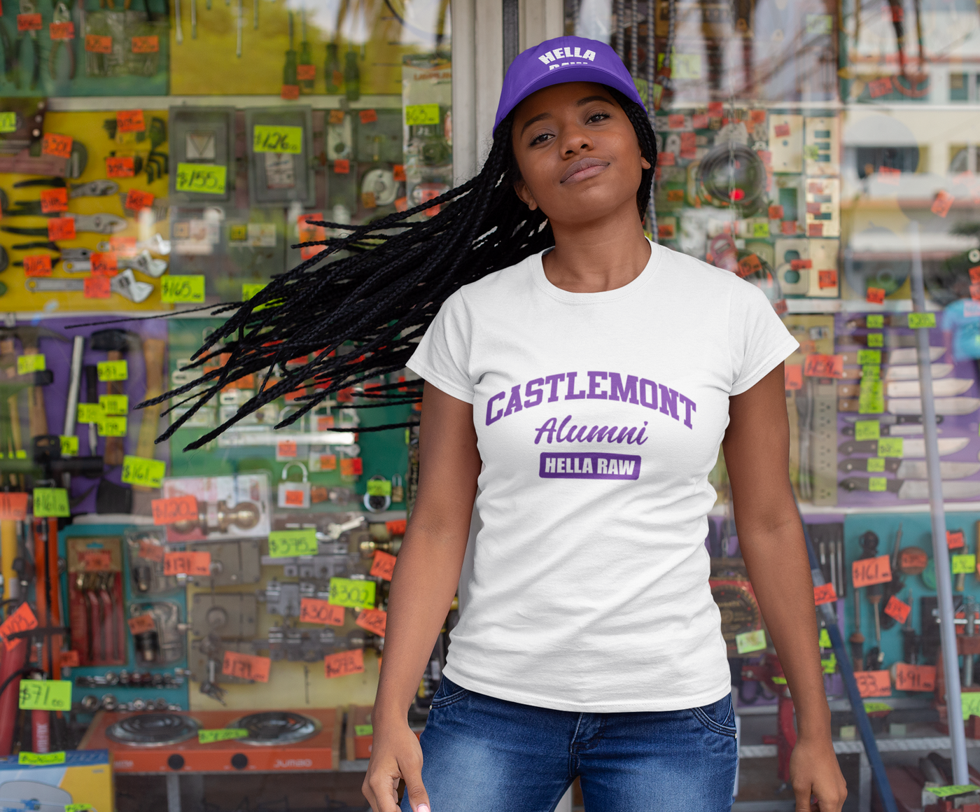 Hella Raw Unisex  Castlemont Alumni Oakland Unified All League T Shirt