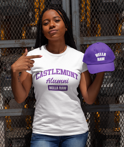 Hella Raw Unisex  Castlemont Alumni Oakland Unified All League T Shirt